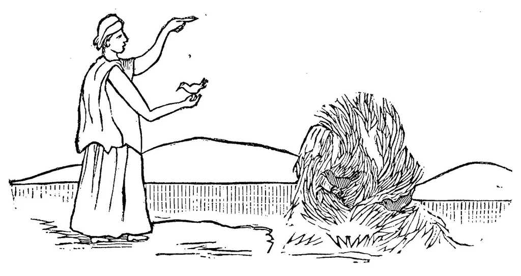 An illustration from Fagots for the fireside: one hundred and fifty games and amusements for evenings at home and social parties, 1894, leaf 153
