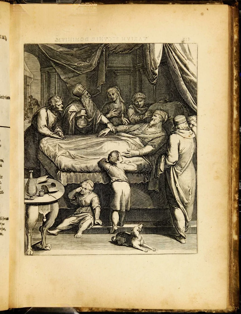 An illustration from Quinti Horatii Flacci emblemata: imaginibus in aes incisis, notisq[ue] illustrata, 1612, leaf 123