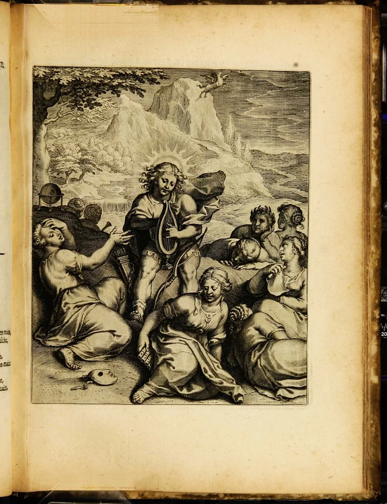An illustration from Quinti Horatii Flacci emblemata: imaginibus in aes incisis, notisq[ue] illustrata, 1612, leaf 165
