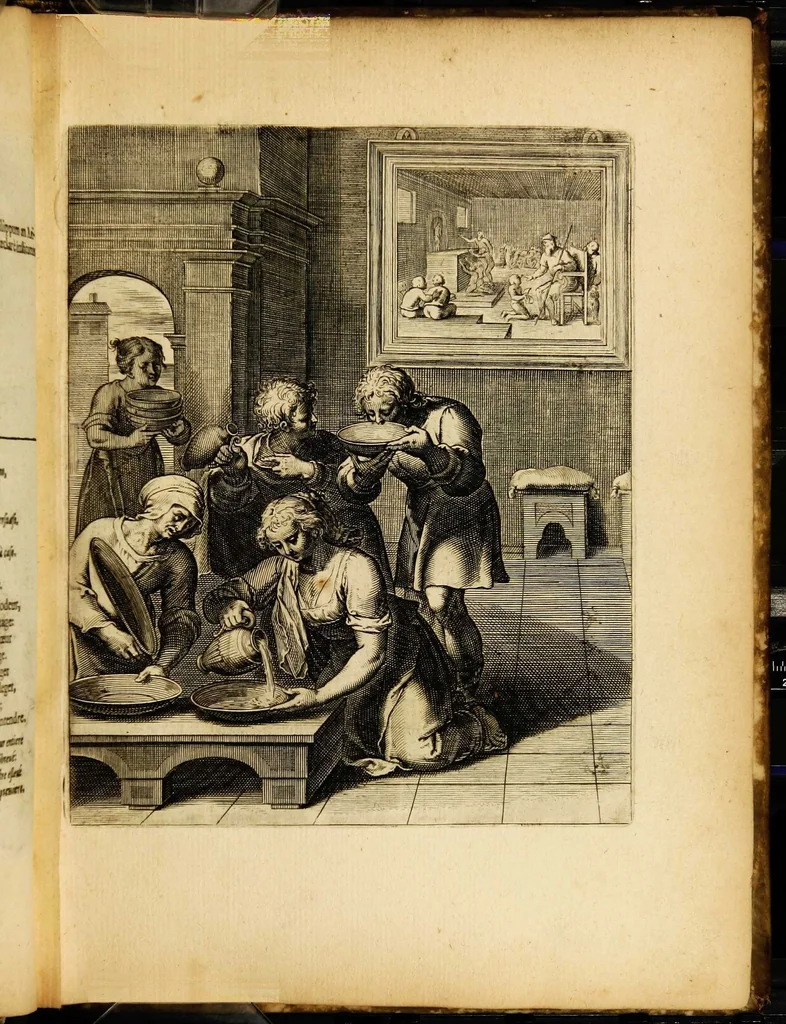 An illustration from Quinti Horatii Flacci emblemata: imaginibus in aes incisis, notisq[ue] illustrata, 1612, leaf 37