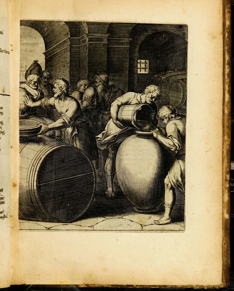 An illustration from Quinti Horatii Flacci emblemata: imaginibus in aes incisis, notisq[ue] illustrata, 1612, leaf 49