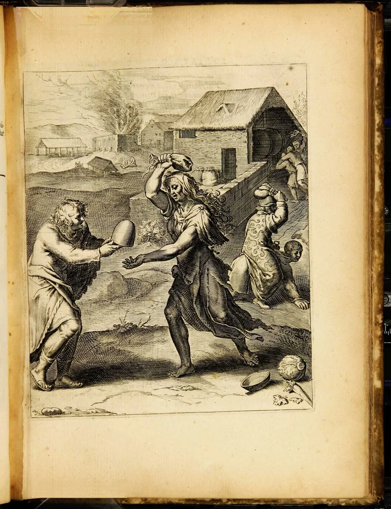 An illustration from Quinti Horatii Flacci emblemata: imaginibus in aes incisis, notisq[ue] illustrata, 1612, leaf 89