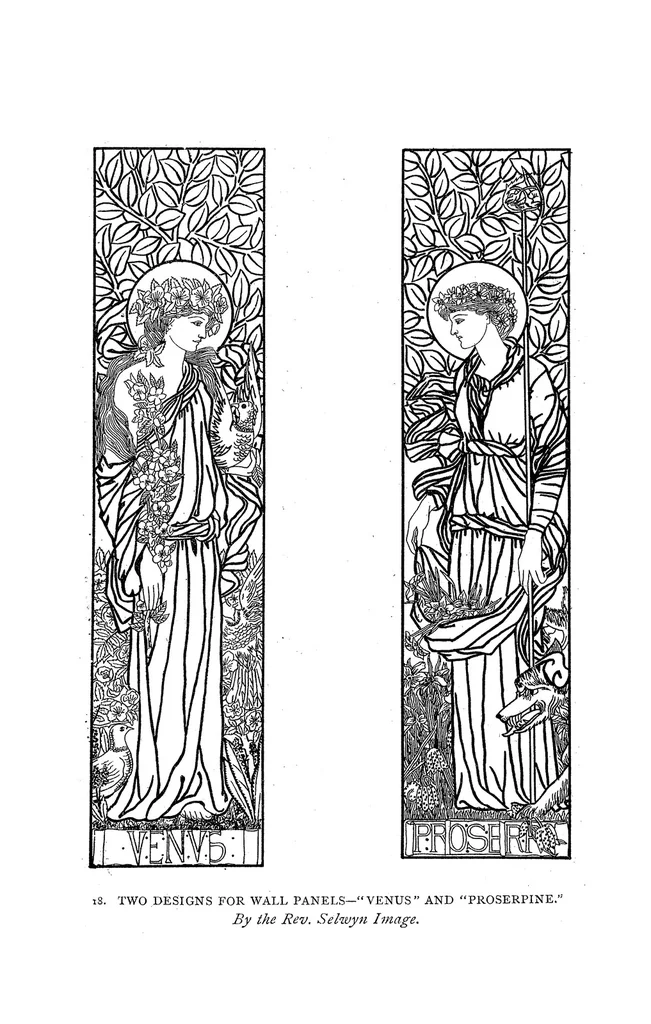 An illustration from Handbook of embroidery, 1880, leaf 112