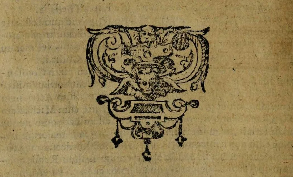 An illustration from Omnia Andreae Alciati v.c. emblemata [electronic resource]: cum commentariis, quibus emblematum omnium aperta origine, mens auctoris explicatur, & obscura omnia dubiáque illustrantur, 1581, leaf 190