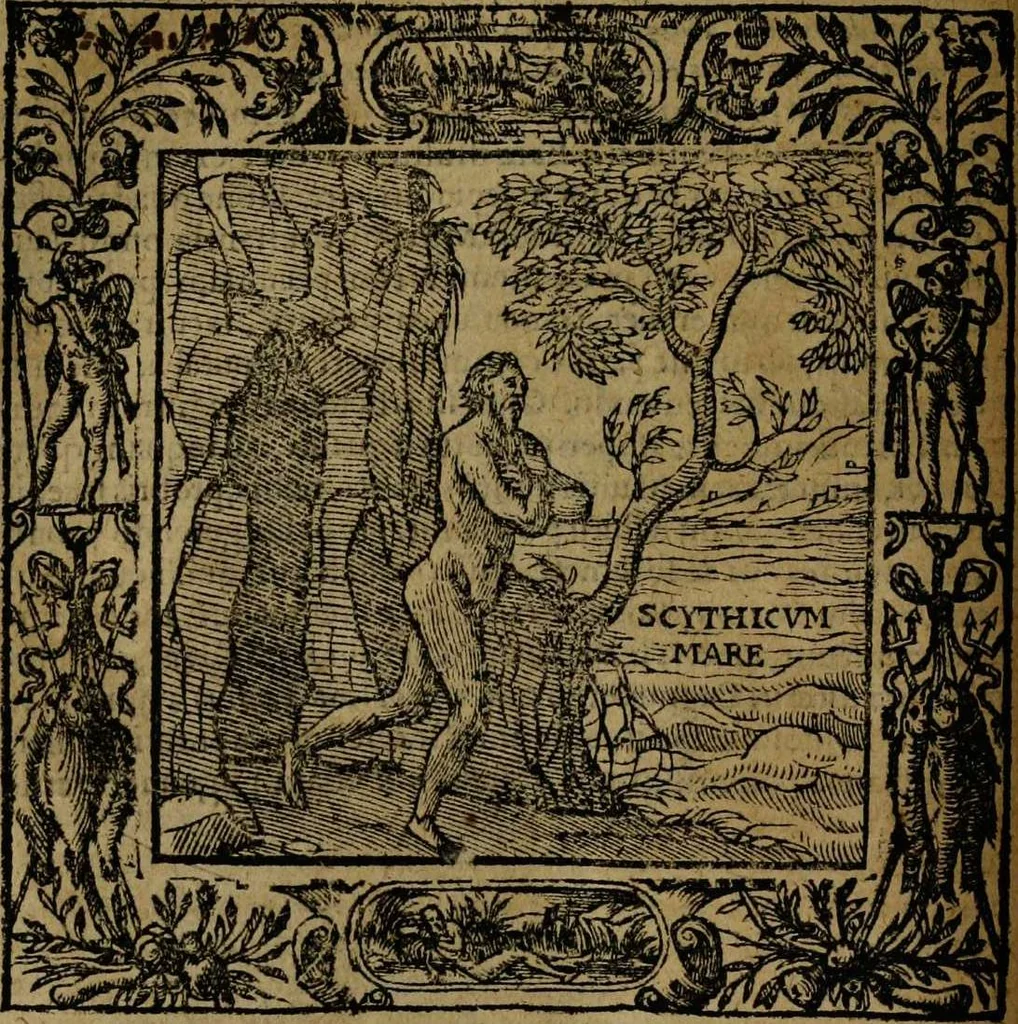 An illustration from Omnia Andreae Alciati v.c. emblemata [electronic resource]: cum commentariis, quibus emblematum omnium aperta origine, mens auctoris explicatur, & obscura omnia dubiáque illustrantur, 1581, leaf 194