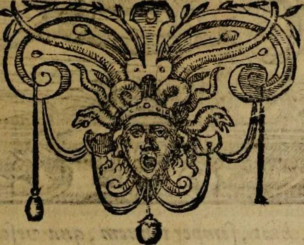 An illustration from Omnia Andreae Alciati v.c. emblemata [electronic resource]: cum commentariis, quibus emblematum omnium aperta origine, mens auctoris explicatur, & obscura omnia dubiáque illustrantur, 1581, leaf 243