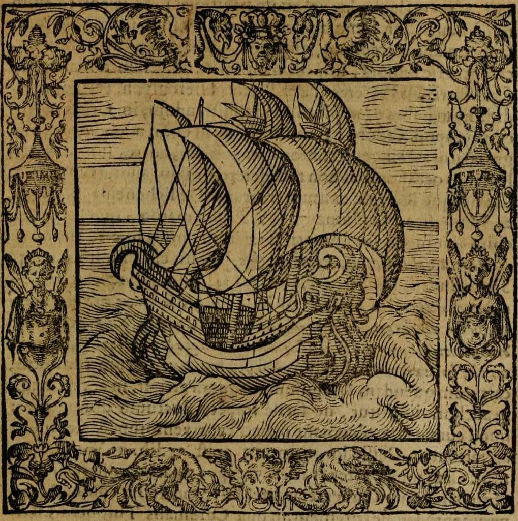 An illustration from Omnia Andreae Alciati v.c. emblemata [electronic resource]: cum commentariis, quibus emblematum omnium aperta origine, mens auctoris explicatur, & obscura omnia dubiáque illustrantur, 1581, leaf 329
