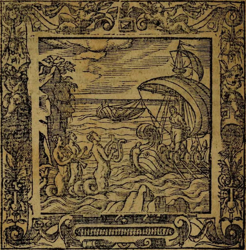 An illustration from Omnia Andreae Alciati v.c. emblemata [electronic resource]: cum commentariis, quibus emblematum omnium aperta origine, mens auctoris explicatur, & obscura omnia dubiáque illustrantur, 1581, leaf 436