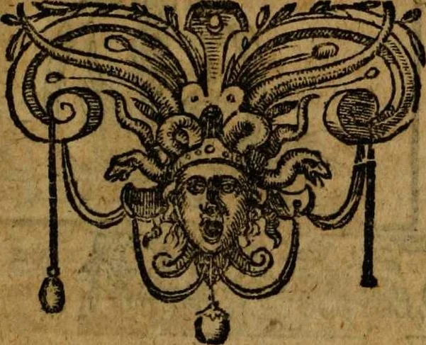 An illustration from Omnia Andreae Alciati v.c. emblemata [electronic resource]: cum commentariis, quibus emblematum omnium aperta origine, mens auctoris explicatur, & obscura omnia dubiáque illustrantur, 1581, leaf 451