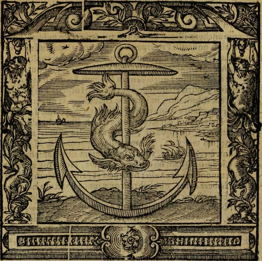 An illustration from Omnia Andreae Alciati v.c. emblemata [electronic resource]: cum commentariis, quibus emblematum omnium aperta origine, mens auctoris explicatur, & obscura omnia dubiáque illustrantur, 1581, leaf 539