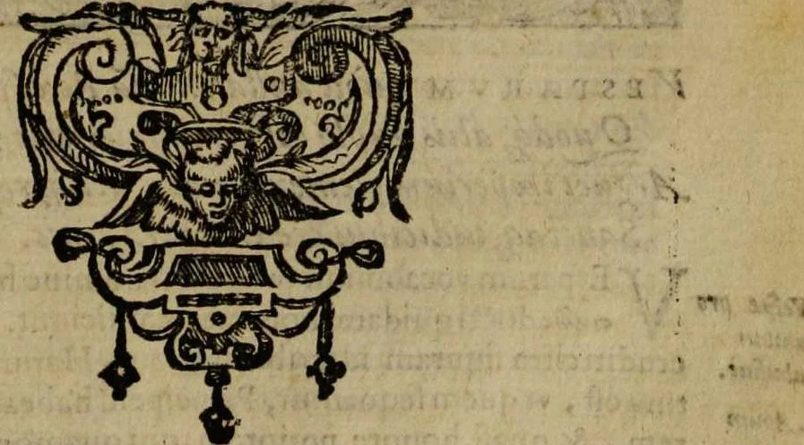 An illustration from Omnia Andreae Alciati v.c. emblemata [electronic resource]: cum commentariis, quibus emblematum omnium aperta origine, mens auctoris explicatur, & obscura omnia dubiáque illustrantur, 1581, leaf 553
