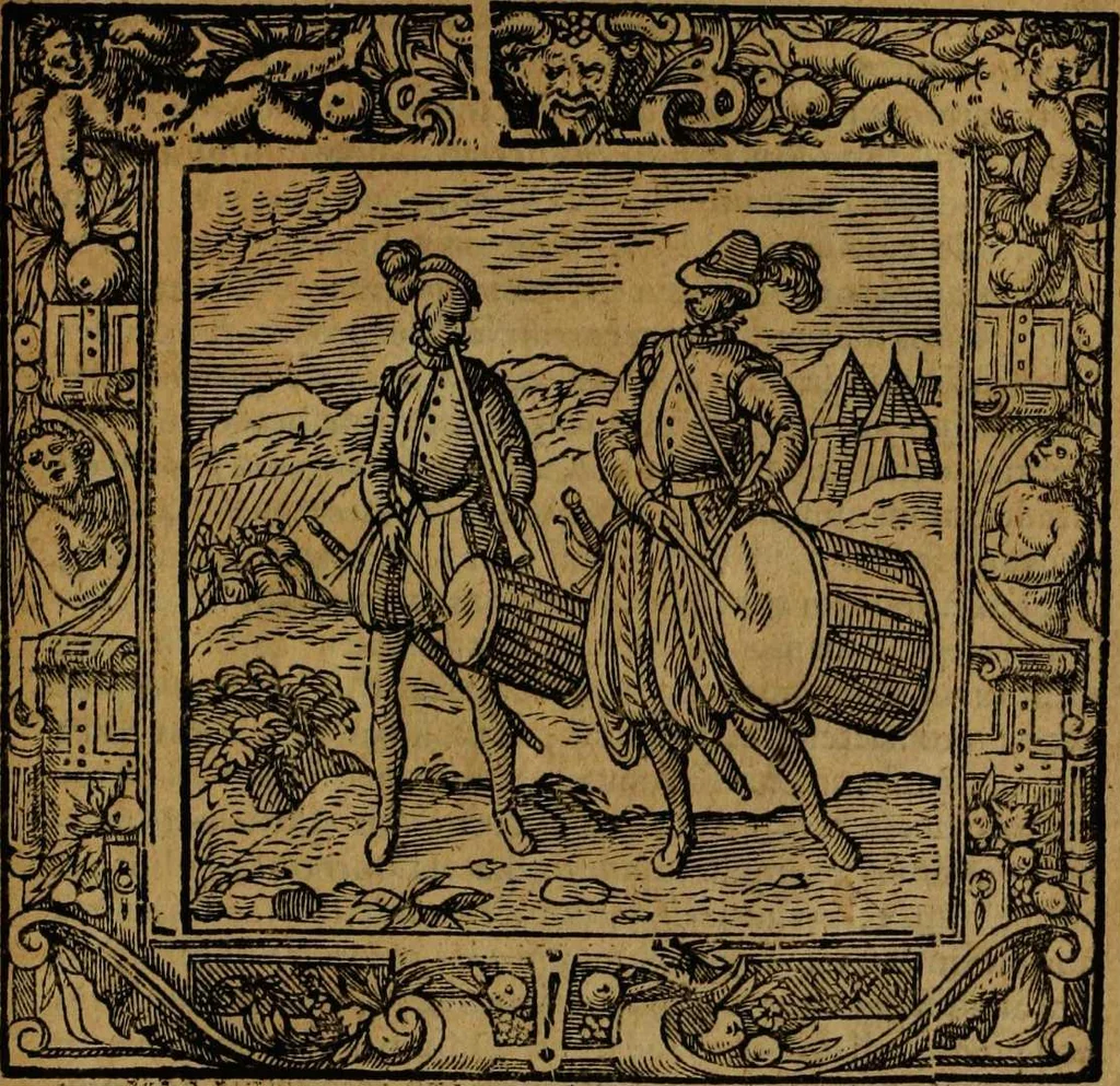 An illustration from Omnia Andreae Alciati v.c. emblemata [electronic resource]: cum commentariis, quibus emblematum omnium aperta origine, mens auctoris explicatur, & obscura omnia dubiáque illustrantur, 1581, leaf 613