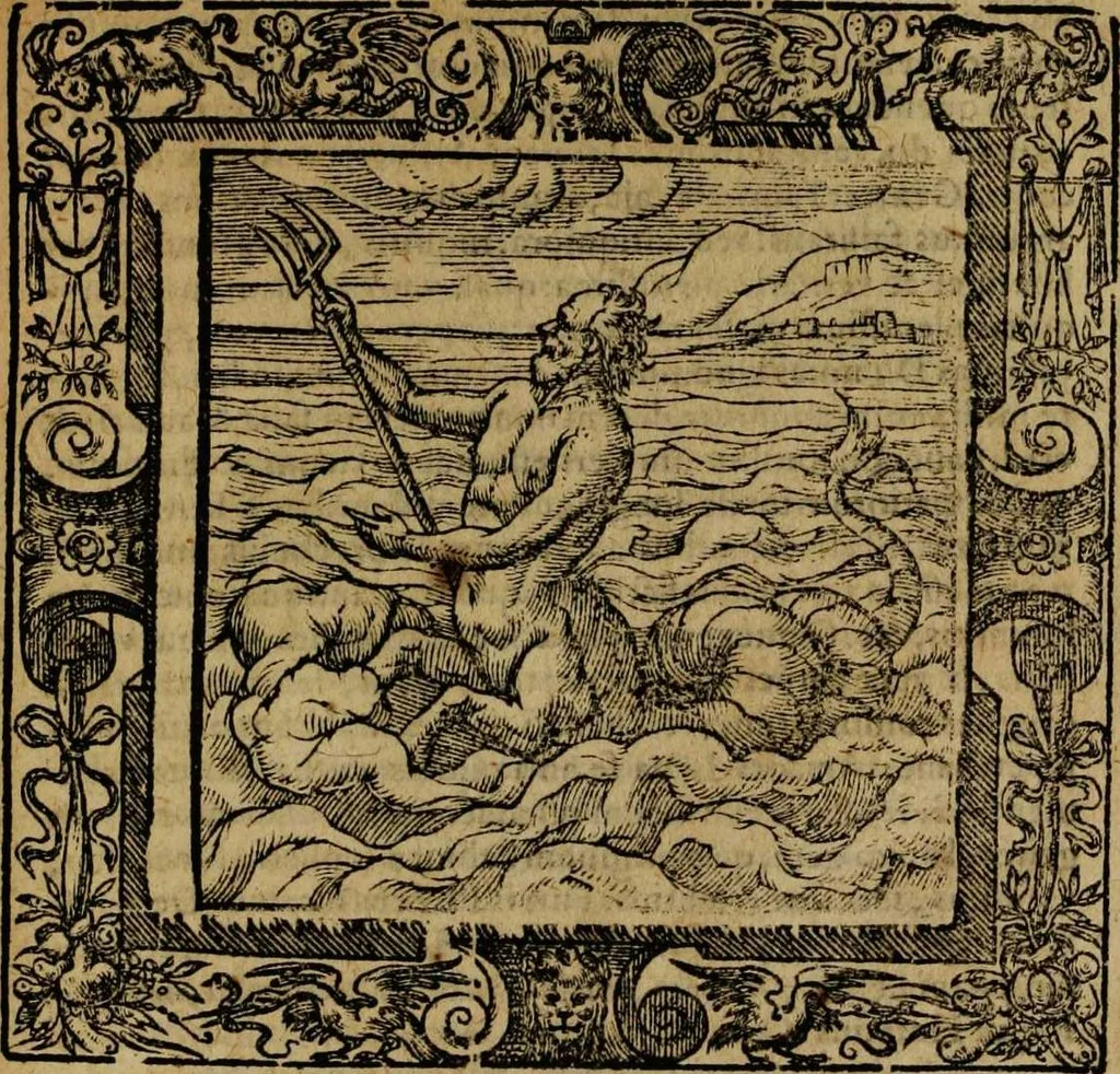 An illustration from Omnia Andreae Alciati v.c. emblemata [electronic resource]: cum commentariis, quibus emblematum omnium aperta origine, mens auctoris explicatur, & obscura omnia dubiáque illustrantur, 1581, leaf 655