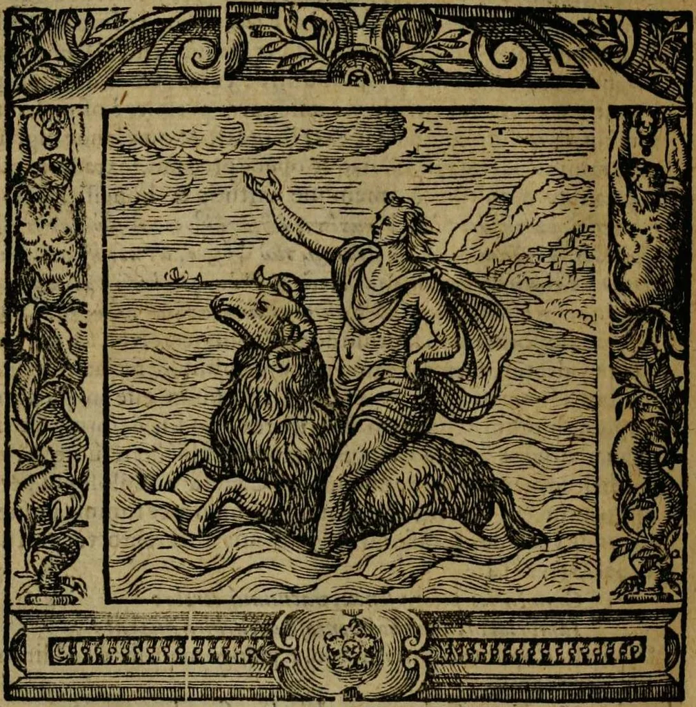 An illustration from Omnia Andreae Alciati v.c. emblemata [electronic resource]: cum commentariis, quibus emblematum omnium aperta origine, mens auctoris explicatur, & obscura omnia dubiáque illustrantur, 1581, leaf 684