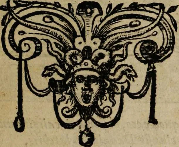 An illustration from Omnia Andreae Alciati v.c. emblemata [electronic resource]: cum commentariis, quibus emblematum omnium aperta origine, mens auctoris explicatur, & obscura omnia dubiáque illustrantur, 1581, leaf 93