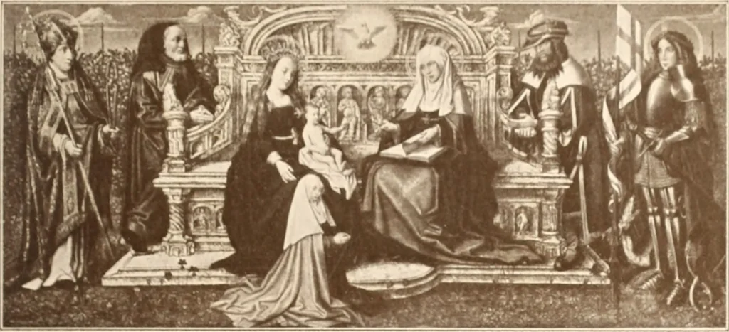An illustration from Illustrated catalogue of the seventh series of 100 paintings by old masters of the Dutch, Flemish, Italian, French, and English schools, being a portion of the Sedelmeyer Gallery : which contains about 1500 original pictures by ancient and modern artists, 1901, leaf 18