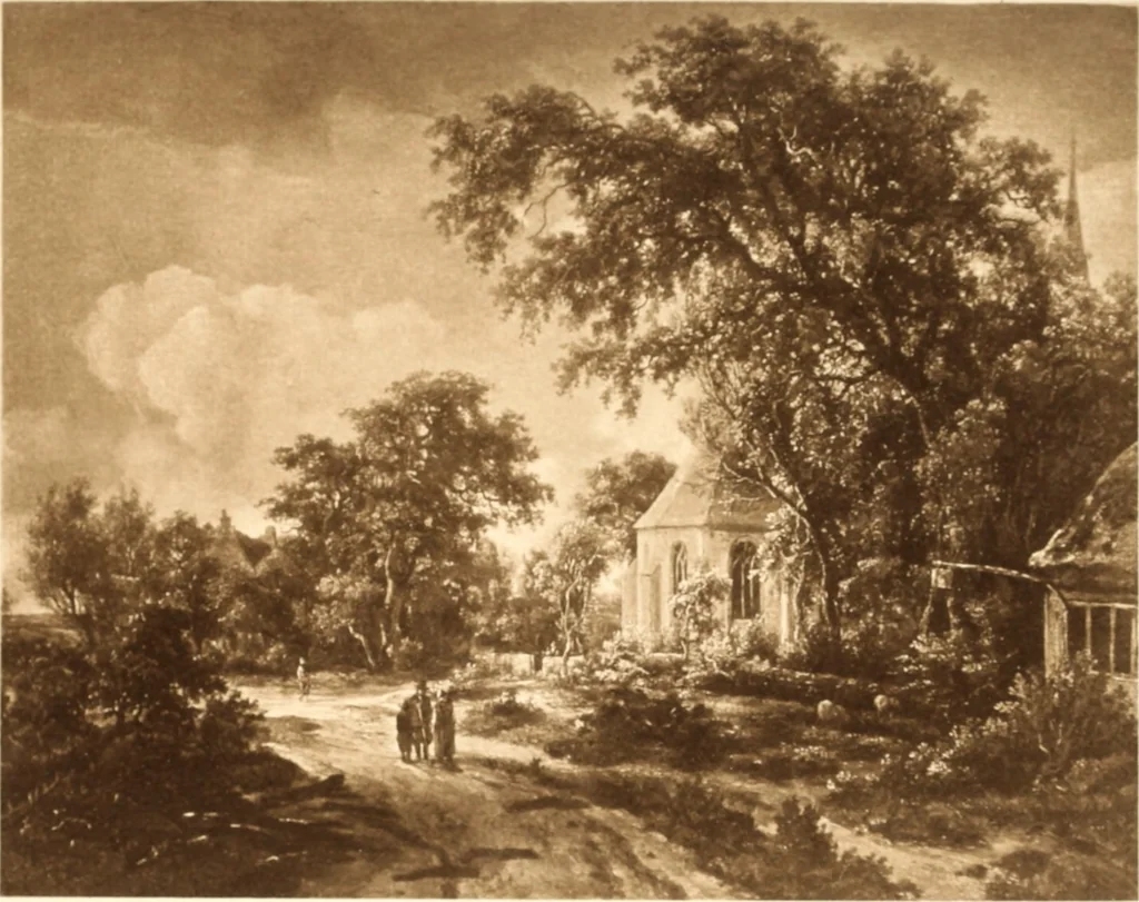 An illustration from Illustrated catalogue of the seventh series of 100 paintings by old masters of the Dutch, Flemish, Italian, French, and English schools, being a portion of the Sedelmeyer Gallery : which contains about 1500 original pictures by ancient and modern artists, 1901, leaf 32