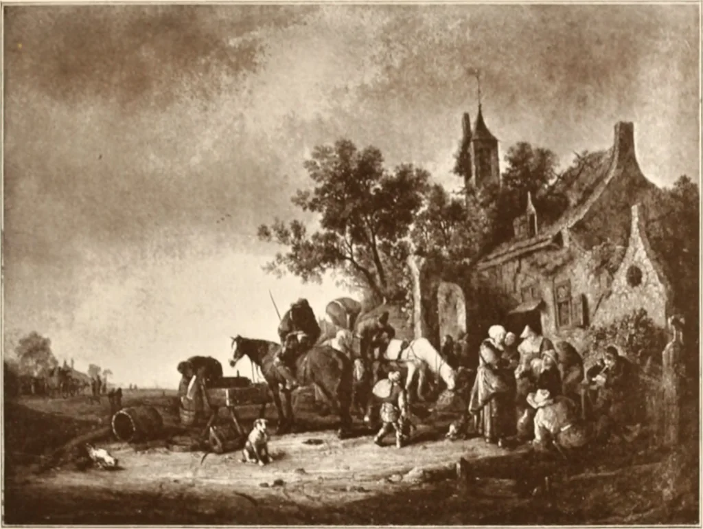 An illustration from Illustrated catalogue of the seventh series of 100 paintings by old masters of the Dutch, Flemish, Italian, French, and English schools, being a portion of the Sedelmeyer Gallery : which contains about 1500 original pictures by ancient and modern artists, 1901, leaf 46