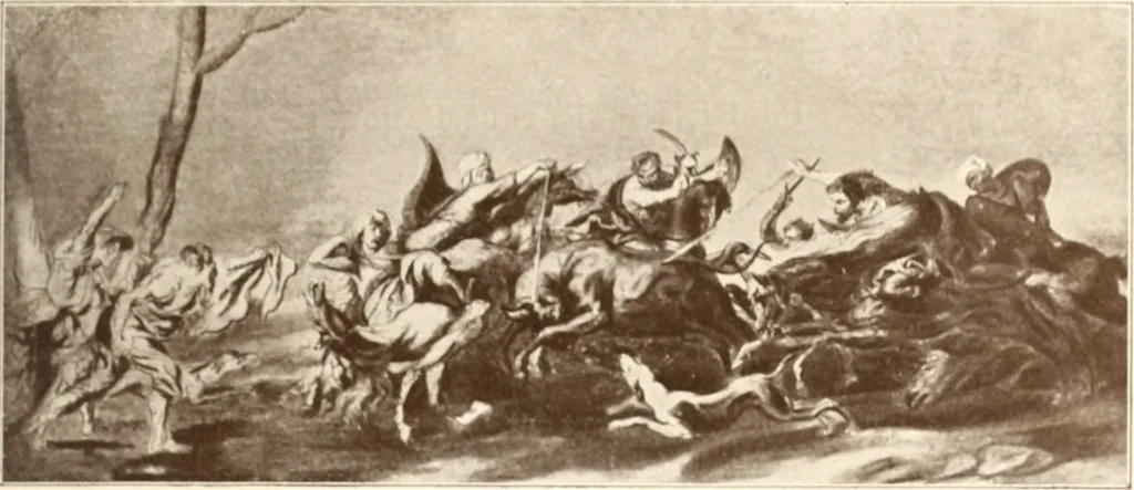 An illustration from Illustrated catalogue of the seventh series of 100 paintings by old masters of the Dutch, Flemish, Italian, French, and English schools, being a portion of the Sedelmeyer Gallery : which contains about 1500 original pictures by ancient and modern artists, 1901, leaf 56