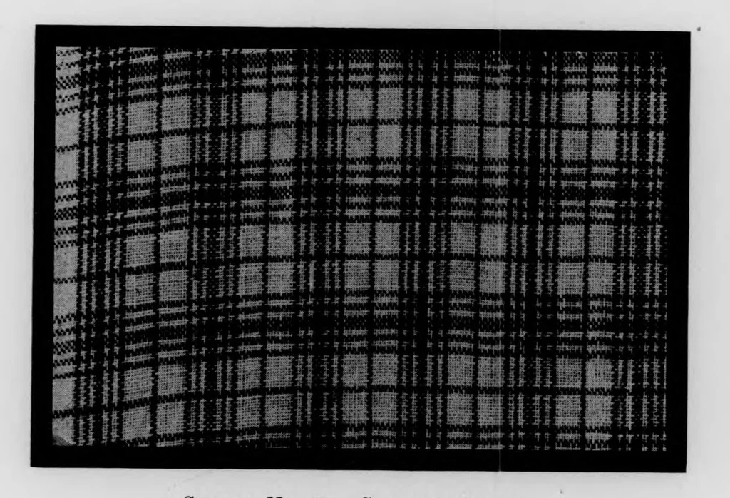 An illustration from 100 imported cotton cloths [microform] : showing cloth particulars, invoice prices in 1913 and 1920, and rates of duty applicable under acts of 1909, 1913, and 1922, 1923, leaf 36