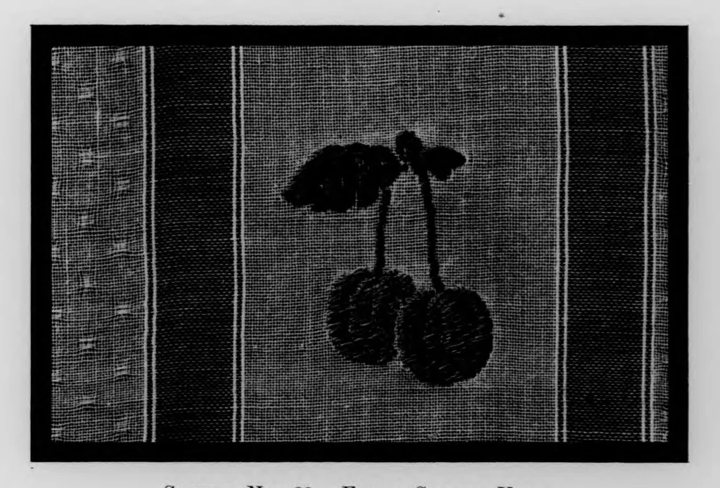An illustration from 100 imported cotton cloths [microform] : showing cloth particulars, invoice prices in 1913 and 1920, and rates of duty applicable under acts of 1909, 1913, and 1922, 1923, leaf 46
