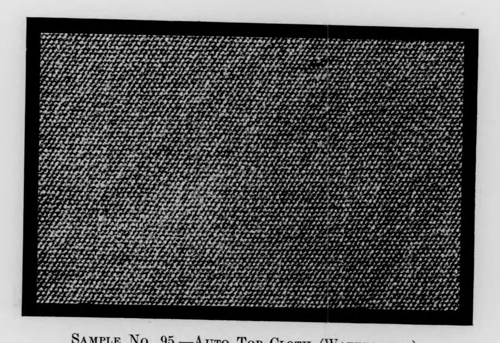 An illustration from 100 imported cotton cloths [microform] : showing cloth particulars, invoice prices in 1913 and 1920, and rates of duty applicable under acts of 1909, 1913, and 1922, 1923, leaf 48