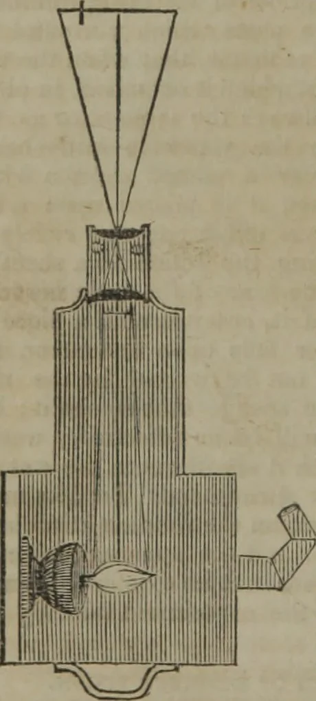 An illustration from The book of philosophical experiments, illustrating the principal facts and curious phenomena of electricity, galvanism, magnetism, optics, chemistry, heat, etc., with introductory observations of each science, and upwards of 300 experiments, 1839, leaf 31
