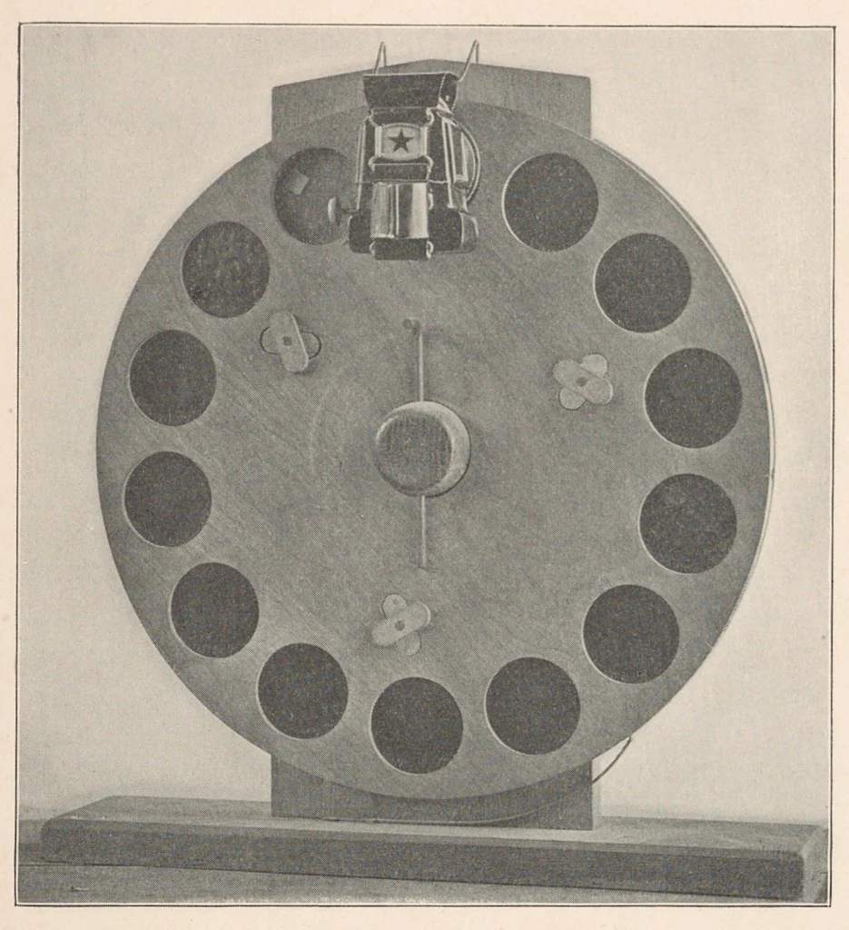 An illustration from Standards of form and color-vision required in railway service, 1897, leaf 14