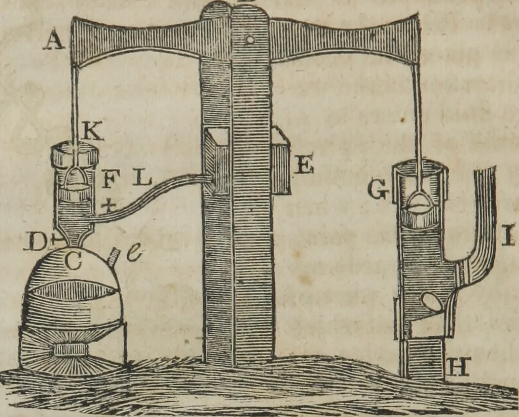 An illustration from Philosophical instructor, or, Webster's elements of natural philosophy : subdivided into principles and illustrations ; intended for academies, medical schools, and the popular class-room, 1824, leaf 125