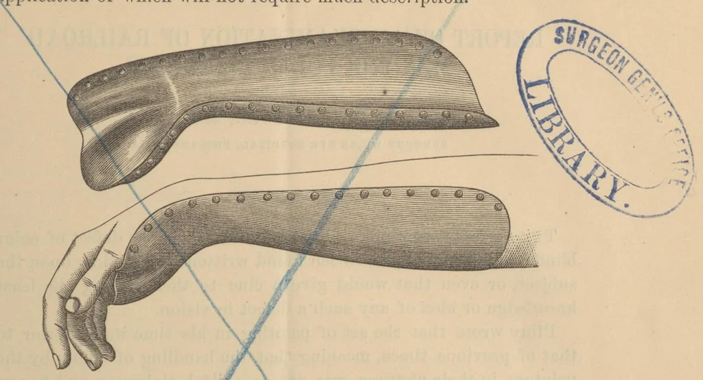 An illustration from Report of an examination of railroad men for color blindness : read before the Pennsylvania State Medical Society, May 22nd, 1879, 1879, leaf 2