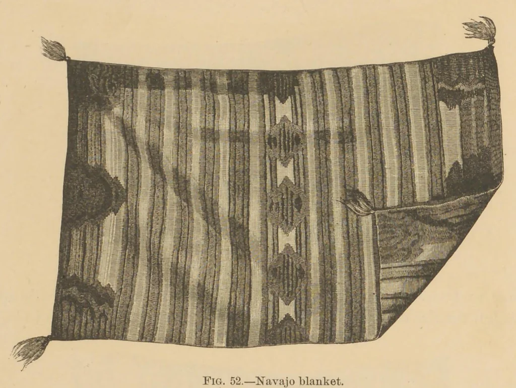An illustration from Navajo weavers, 1885, leaf 24