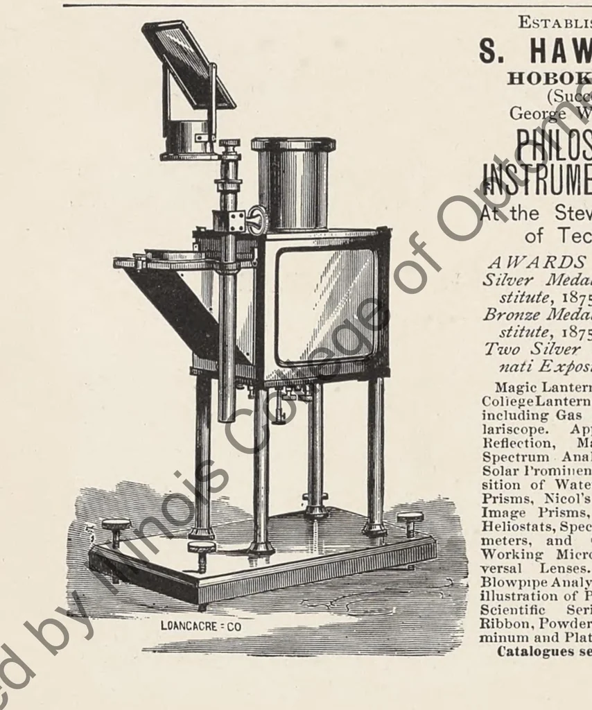 An illustration from The art of projecting. A manual of experimentation in physics, chemistry, and natural history with the porte lumiere and magic lantern., 1892, leaf 194
