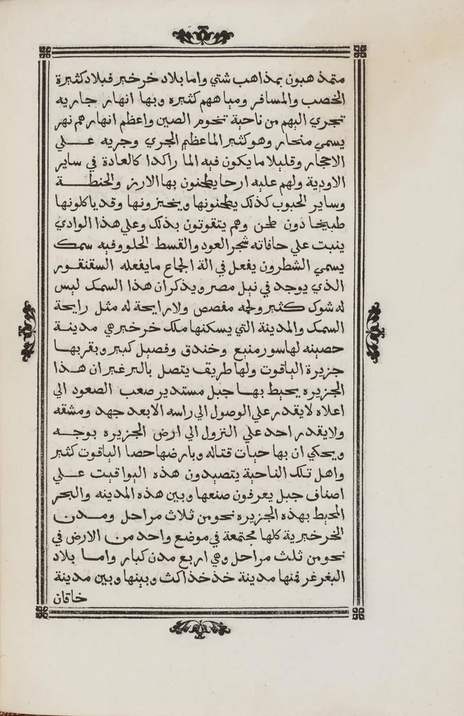 An illustration from Kitāb Nuzhat al-mushtāq .., 1592, leaf 178