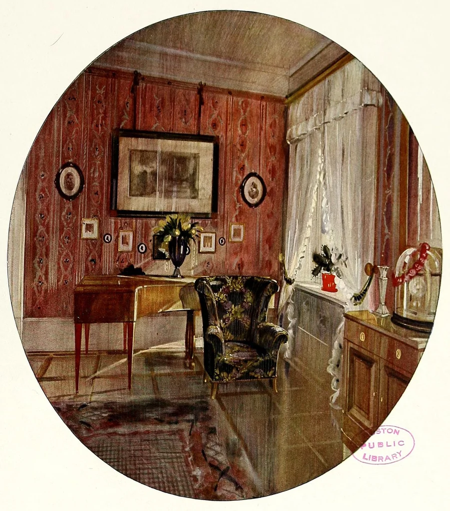 An illustration from 120 intérieurs en couleurs : suite de la couleur dans l'habitation, leaf 139