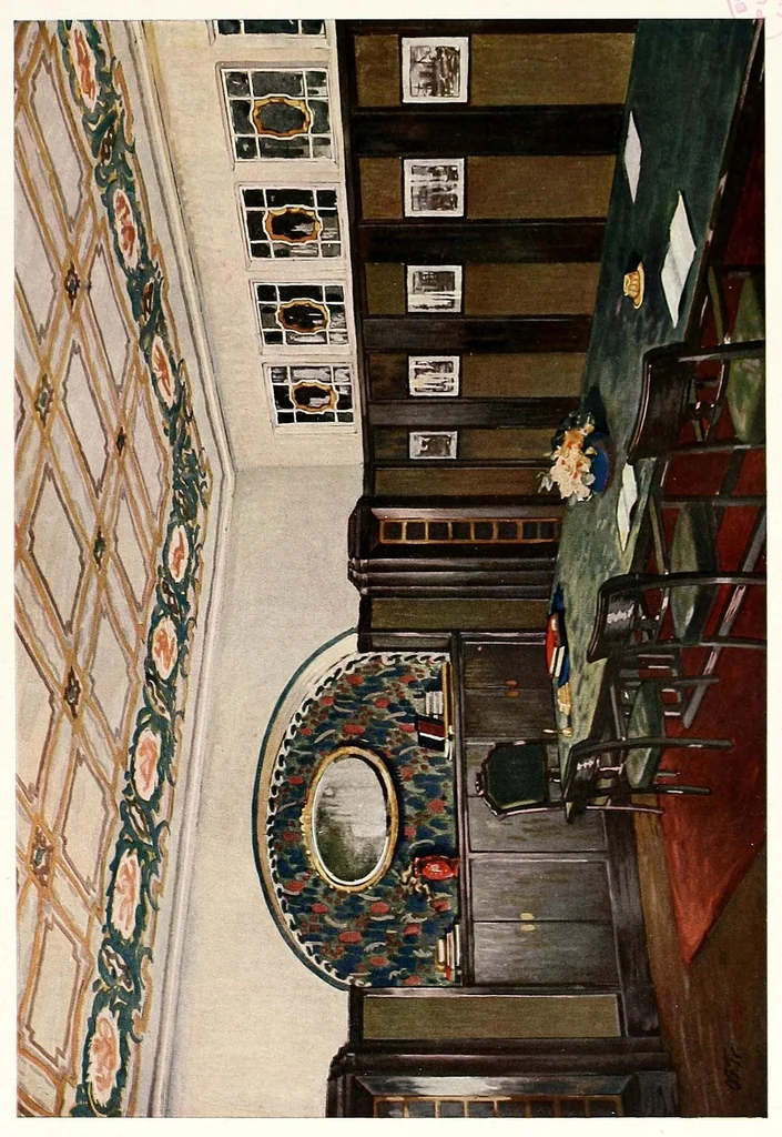 An illustration from 120 intérieurs en couleurs : suite de la couleur dans l'habitation, leaf 215