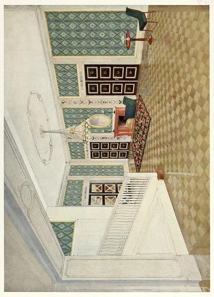 An illustration from 120 intérieurs en couleurs : suite de la couleur dans l'habitation, leaf 25