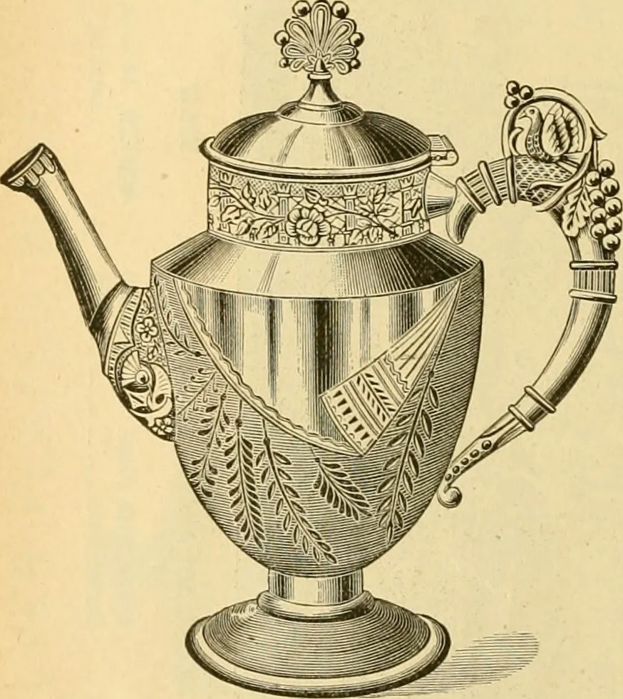 An illustration from 13th annual illustrated catalog, 1889 ... containing illustrations and prices of a few leading and staple styles of diamonds, watches, jewelry, silverware, clocks, canes, umbrellas, opera glasses, gold spectacles, eye glasses, etc., 1889, leaf 101