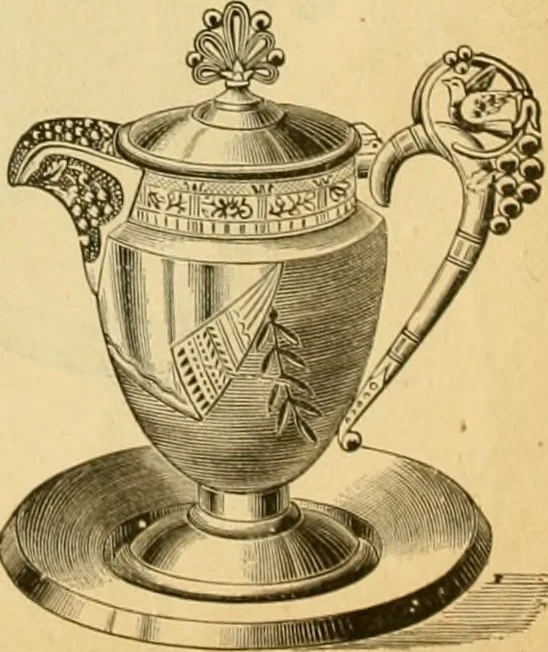 An illustration from 13th annual illustrated catalog, 1889 ... containing illustrations and prices of a few leading and staple styles of diamonds, watches, jewelry, silverware, clocks, canes, umbrellas, opera glasses, gold spectacles, eye glasses, etc., 1889, leaf 101