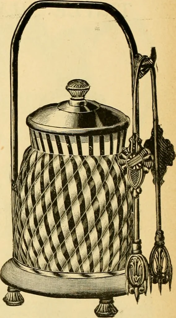 An illustration from 13th annual illustrated catalog, 1889 ... containing illustrations and prices of a few leading and staple styles of diamonds, watches, jewelry, silverware, clocks, canes, umbrellas, opera glasses, gold spectacles, eye glasses, etc., 1889, leaf 105