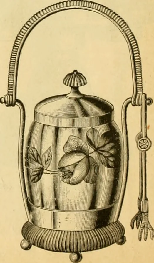 An illustration from 13th annual illustrated catalog, 1889 ... containing illustrations and prices of a few leading and staple styles of diamonds, watches, jewelry, silverware, clocks, canes, umbrellas, opera glasses, gold spectacles, eye glasses, etc., 1889, leaf 105