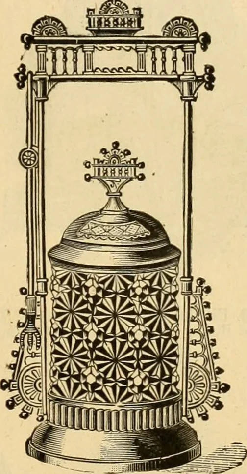 An illustration from 13th annual illustrated catalog, 1889 ... containing illustrations and prices of a few leading and staple styles of diamonds, watches, jewelry, silverware, clocks, canes, umbrellas, opera glasses, gold spectacles, eye glasses, etc., 1889, leaf 106