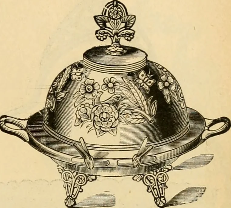 An illustration from 13th annual illustrated catalog, 1889 ... containing illustrations and prices of a few leading and staple styles of diamonds, watches, jewelry, silverware, clocks, canes, umbrellas, opera glasses, gold spectacles, eye glasses, etc., 1889, leaf 108