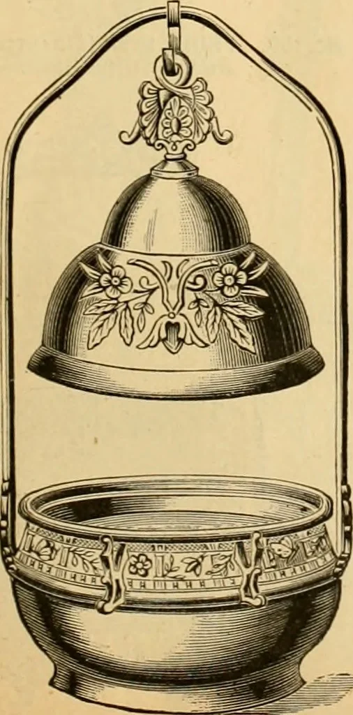 An illustration from 13th annual illustrated catalog, 1889 ... containing illustrations and prices of a few leading and staple styles of diamonds, watches, jewelry, silverware, clocks, canes, umbrellas, opera glasses, gold spectacles, eye glasses, etc., 1889, leaf 108