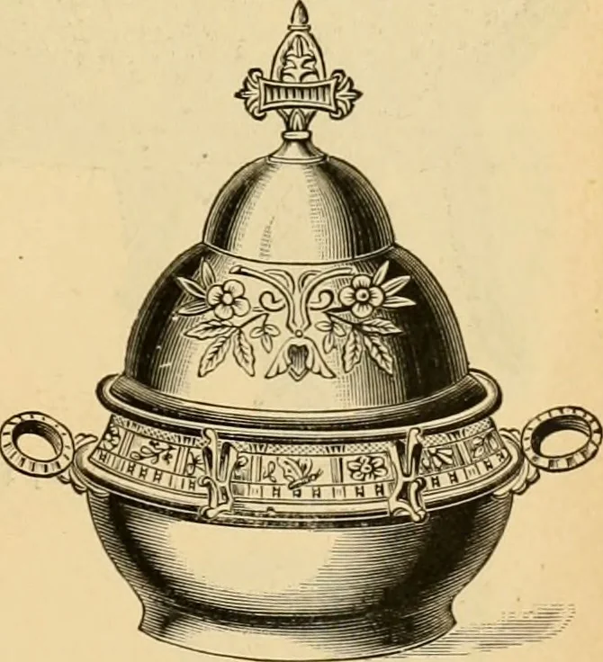 An illustration from 13th annual illustrated catalog, 1889 ... containing illustrations and prices of a few leading and staple styles of diamonds, watches, jewelry, silverware, clocks, canes, umbrellas, opera glasses, gold spectacles, eye glasses, etc., 1889, leaf 108