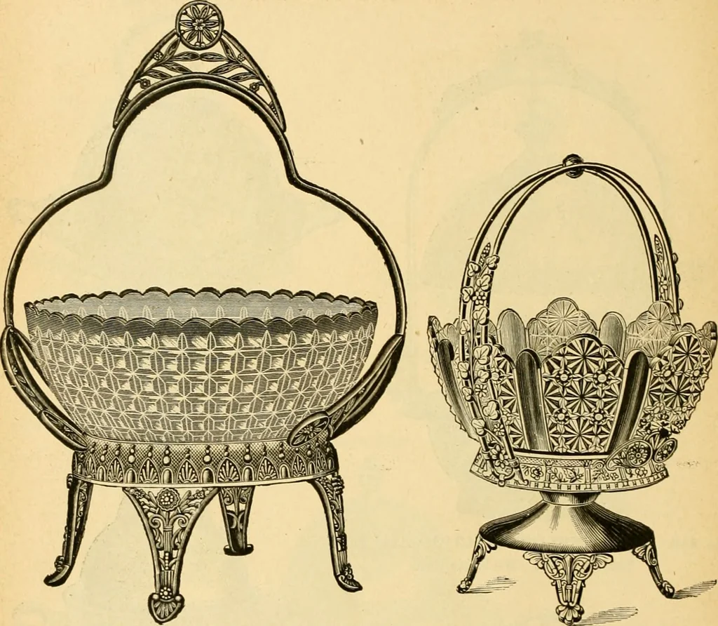 An illustration from 13th annual illustrated catalog, 1889 ... containing illustrations and prices of a few leading and staple styles of diamonds, watches, jewelry, silverware, clocks, canes, umbrellas, opera glasses, gold spectacles, eye glasses, etc., 1889, leaf 109