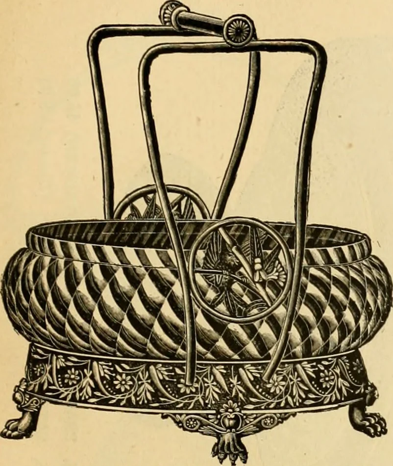 An illustration from 13th annual illustrated catalog, 1889 ... containing illustrations and prices of a few leading and staple styles of diamonds, watches, jewelry, silverware, clocks, canes, umbrellas, opera glasses, gold spectacles, eye glasses, etc., 1889, leaf 110