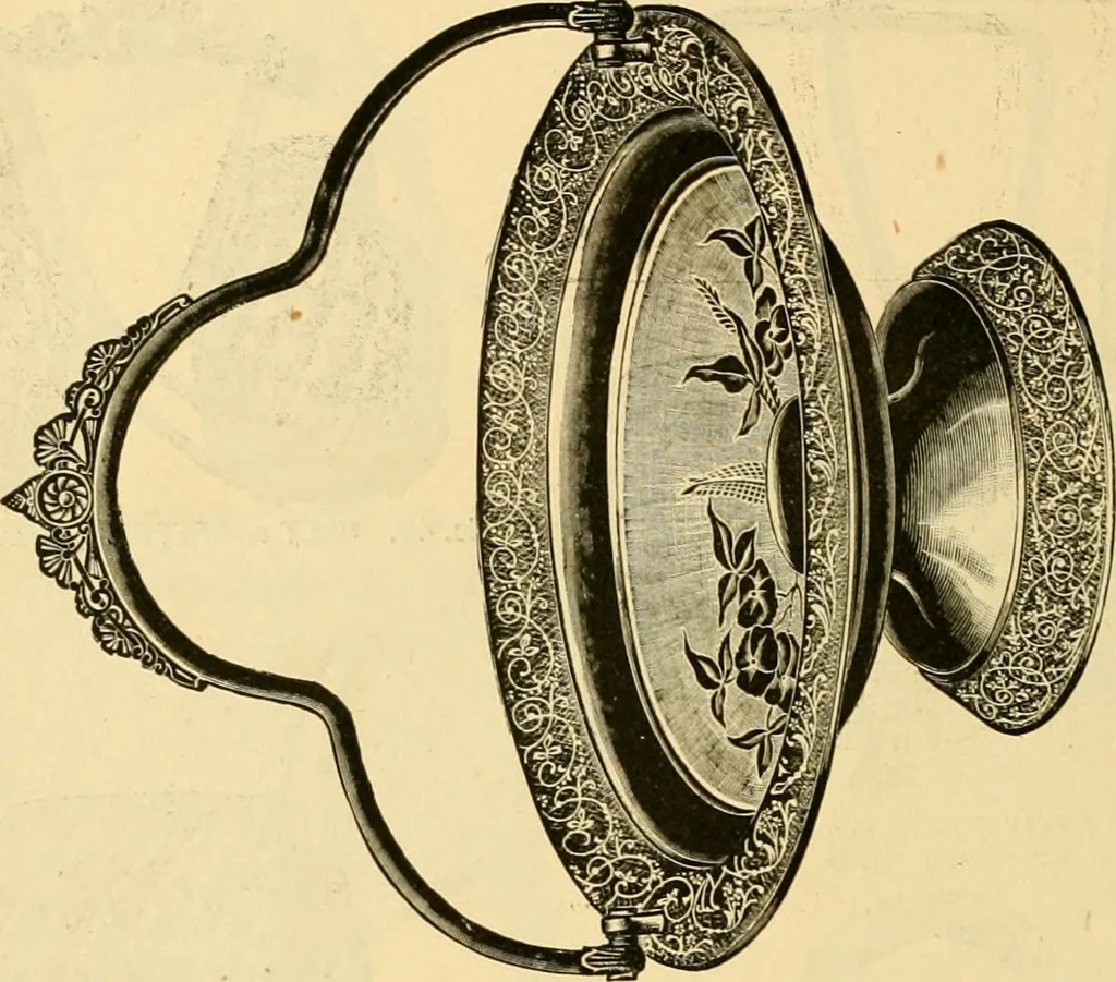 An illustration from 13th annual illustrated catalog, 1889 ... containing illustrations and prices of a few leading and staple styles of diamonds, watches, jewelry, silverware, clocks, canes, umbrellas, opera glasses, gold spectacles, eye glasses, etc., 1889, leaf 111