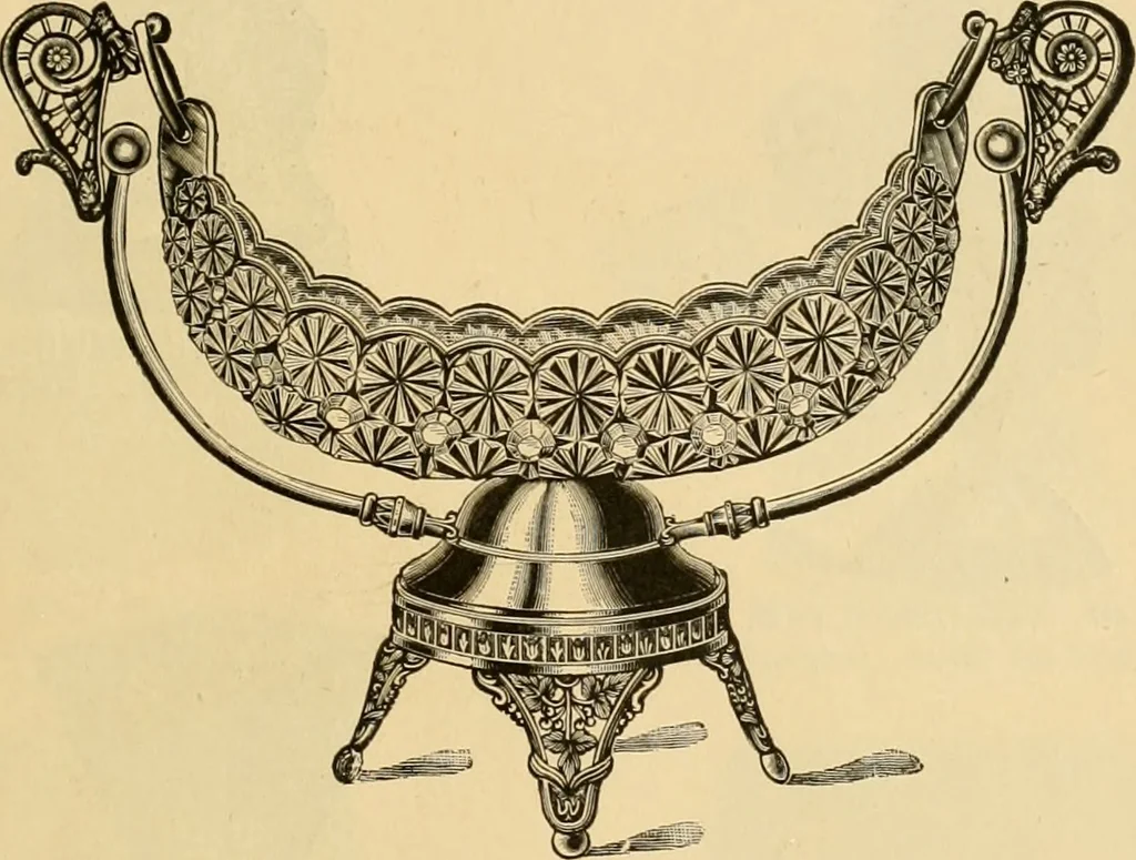 An illustration from 13th annual illustrated catalog, 1889 ... containing illustrations and prices of a few leading and staple styles of diamonds, watches, jewelry, silverware, clocks, canes, umbrellas, opera glasses, gold spectacles, eye glasses, etc., 1889, leaf 114