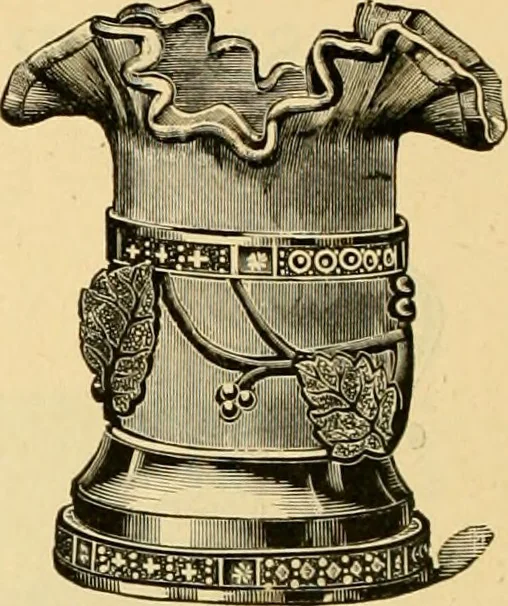 An illustration from 13th annual illustrated catalog, 1889 ... containing illustrations and prices of a few leading and staple styles of diamonds, watches, jewelry, silverware, clocks, canes, umbrellas, opera glasses, gold spectacles, eye glasses, etc., 1889, leaf 115