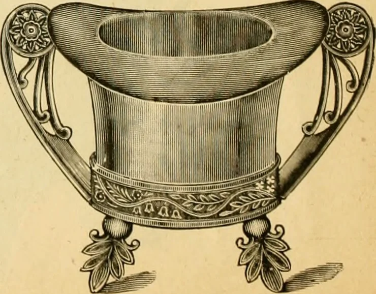 An illustration from 13th annual illustrated catalog, 1889 ... containing illustrations and prices of a few leading and staple styles of diamonds, watches, jewelry, silverware, clocks, canes, umbrellas, opera glasses, gold spectacles, eye glasses, etc., 1889, leaf 115
